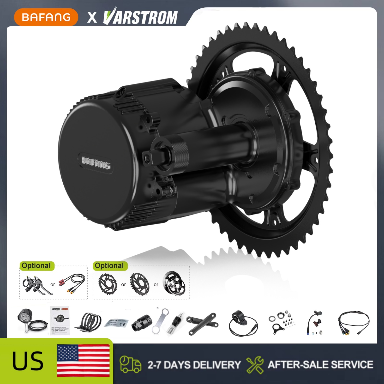 Kit de conversión para bicicle - Bafang Bbs02B 48V 750W Mid Drive Kit reseña y precio