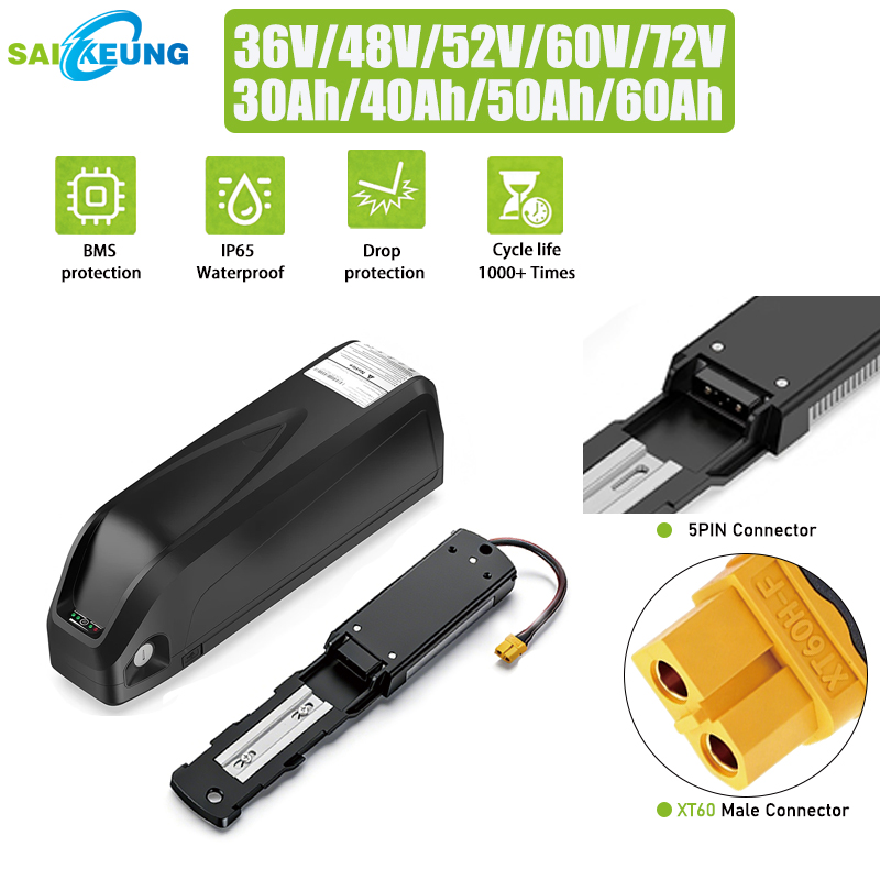 Batería Cham 36 48v 52 60 72v  - Ebike Battery 48V 20Ah Hailong reseña y precio