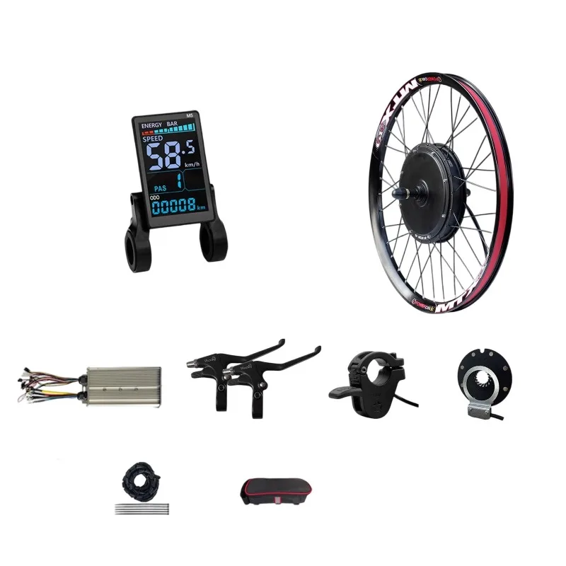 Kit de motor de buje trasero d - Ebike Conversion Kit 72V 3000W reseña y precio
