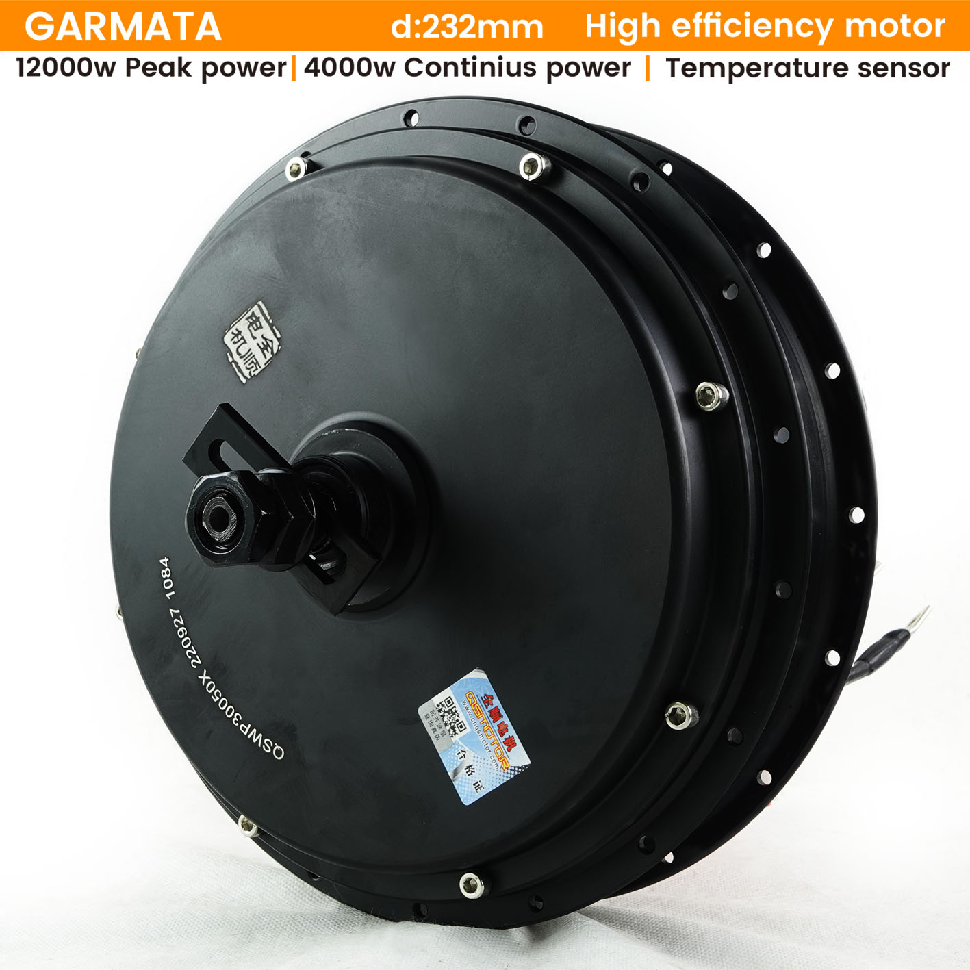 Motor de cubo sin escobillas Q - 72V 5000W Hub Motor Kit reseña y precio