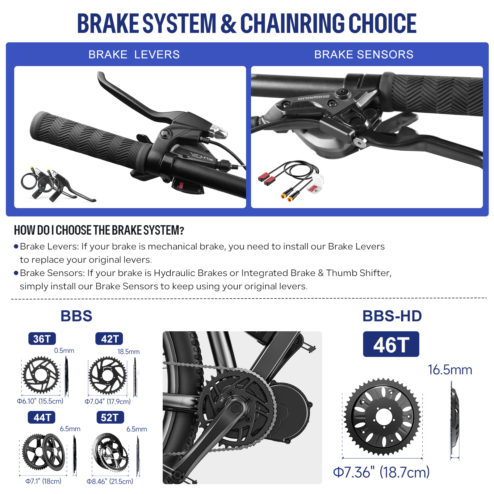 [Stock en EE. UU.] Kit de moto - Bafang Bbs02B 48V 750W Mid Drive Kit reseña y precio
